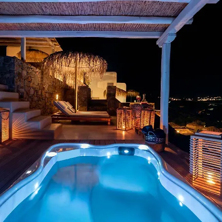 Alojamento de Acomodação e Pequeno-almoço The Summit Of Mykonos Kalo Livadi