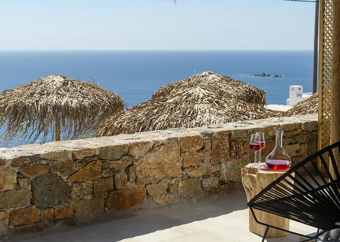 The Summit Of Mykonos Alojamento de Acomodação e Pequeno-almoço Kalo Livadi