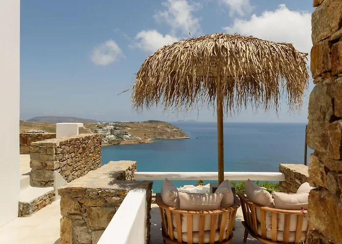 Alojamento de Acomodação e Pequeno-almoço The Summit Of Mykonos Kalo Livadi