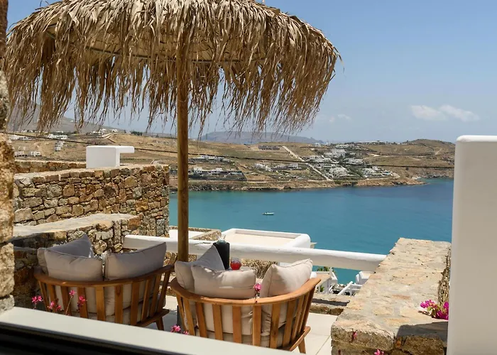 Alojamento de Acomodação e Pequeno-almoço The Summit Of Mykonos