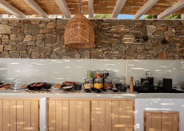 Alojamento de Acomodação e Pequeno-almoço The Summit Of Mykonos Kalo Livadi