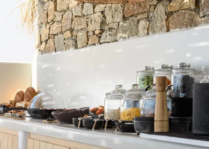 Alojamento de Acomodação e Pequeno-almoço The Summit Of Mykonos Kalo Livadi