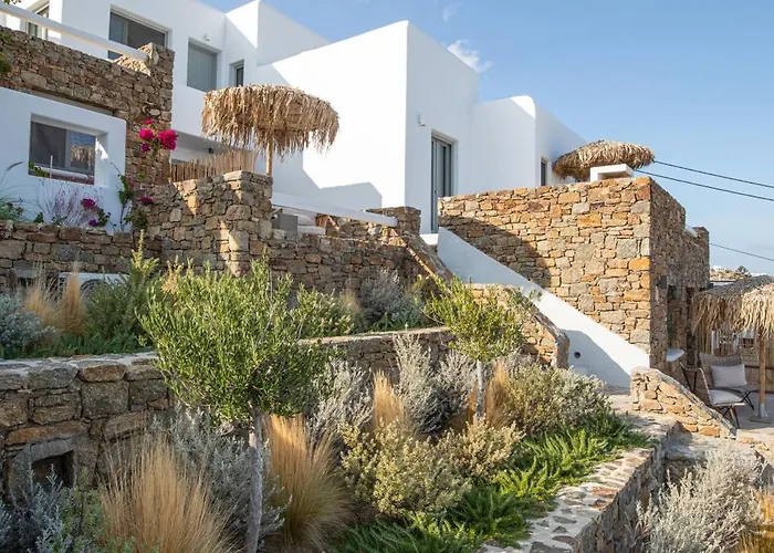 Alojamento de Acomodação e Pequeno-almoço The Summit Of Mykonos